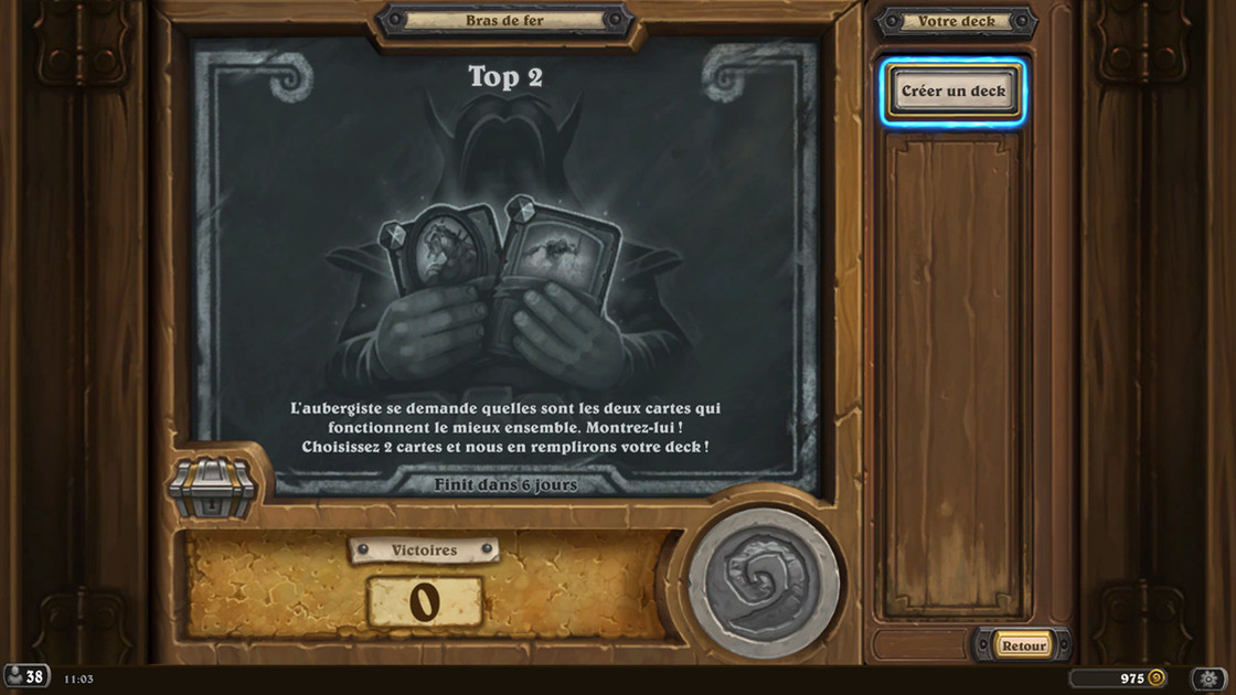 Hearthstone bras de fer Top 2, quelles cartes choisir ?