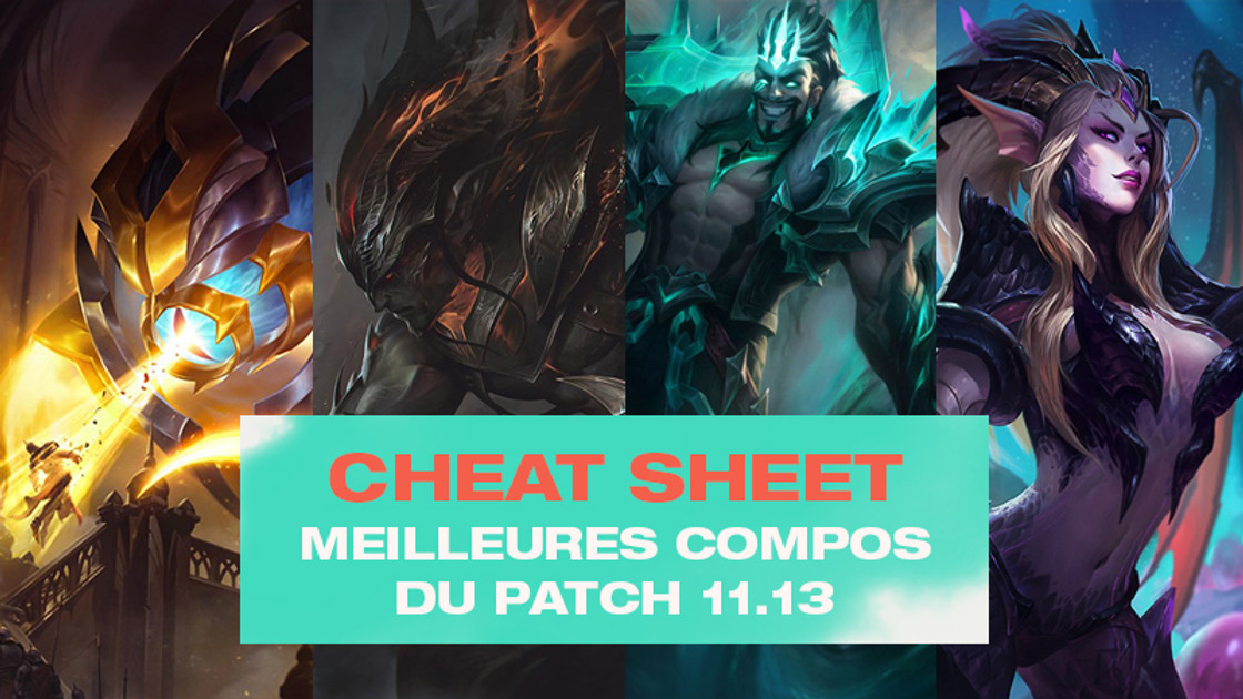 TFT : Cheat sheet des meilleures compos du patch 11.13