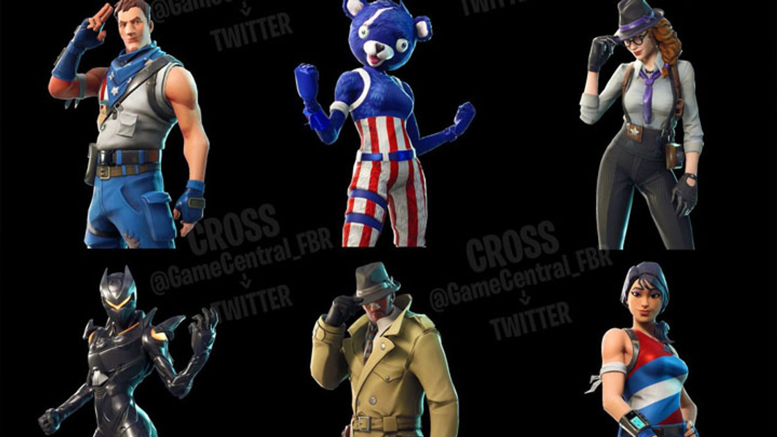 Fortnite : Nouveaux skins et emotes pour le patch 4.5