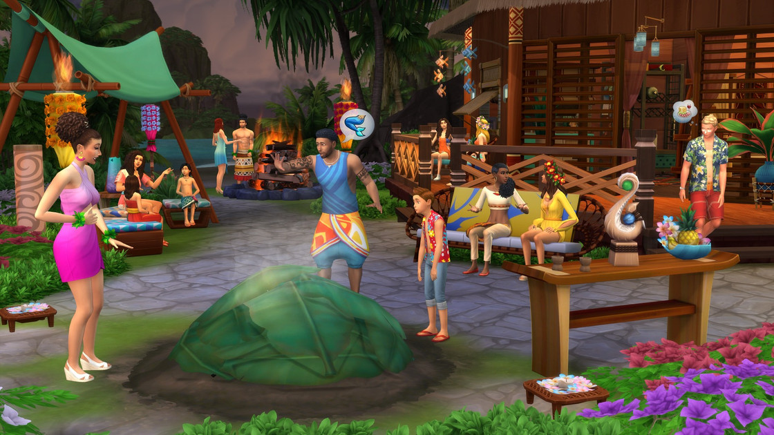 Sims 4 : Ecologiste, plongeur, pêcheur et maître nageur, les nouveaux métiers de l'extension Iles Paradisiaques - E3 2019