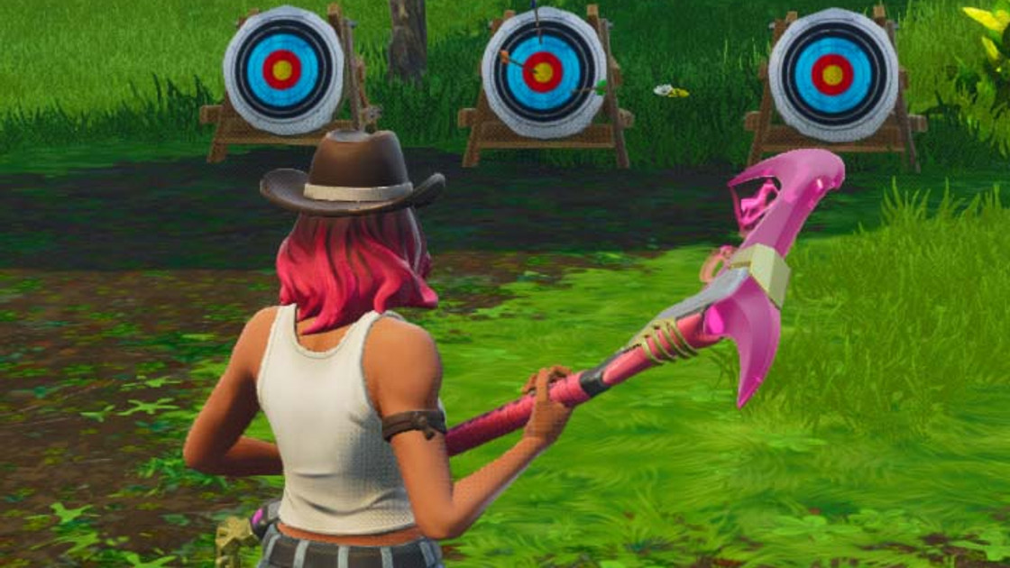 Fortnite : Obtenir un score d'au moins 3 points à différents stands de tir, défi semaine 4