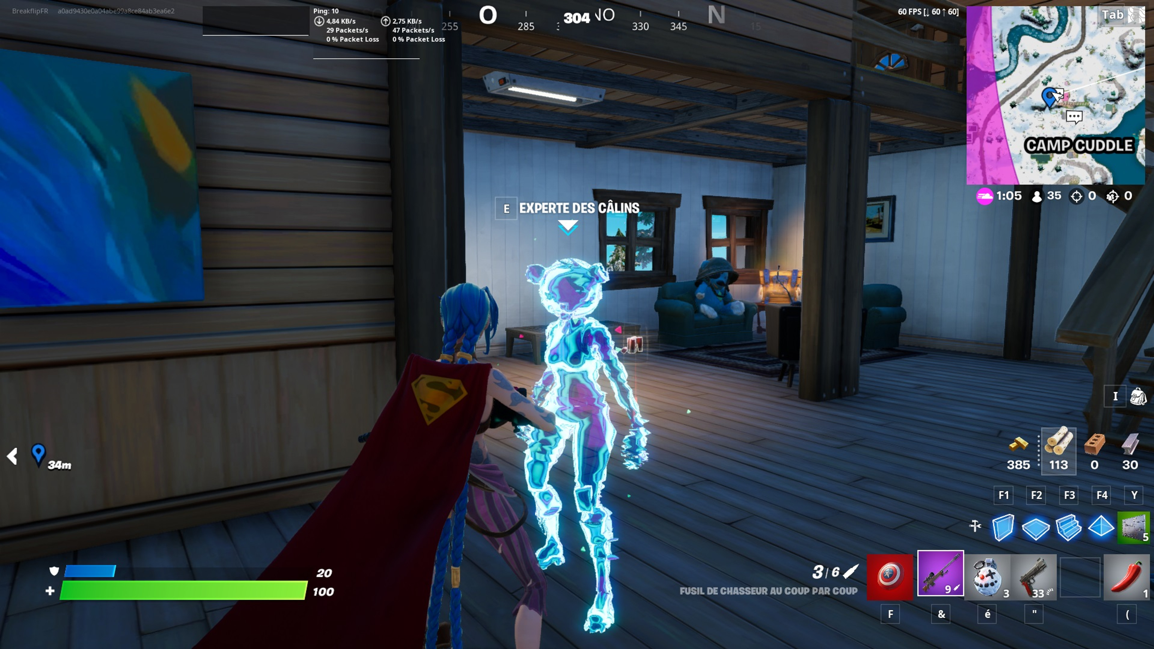 parler-a-experte-des-calins-defi-fortnite-chapitre-3