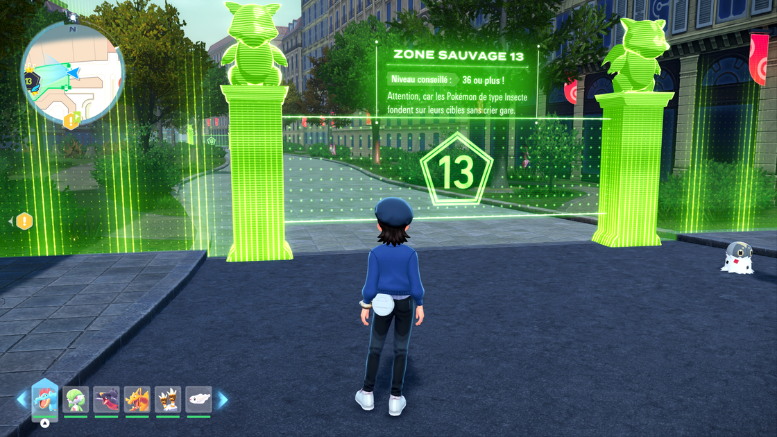 La liste complète des Pokémon de la Zone Sauvage 13 dans Pokémon Légendes Z-A