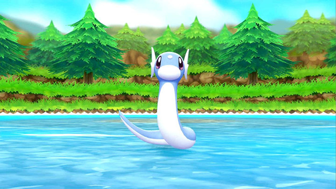 Minidraco (shiny) dans les Heures de Pokémon Vedette de mai sur Pokémon GO