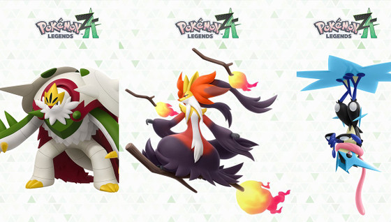 Trois nouvelles Méga-Évolutions annoncées pour Pokémon Légendes : Z-A