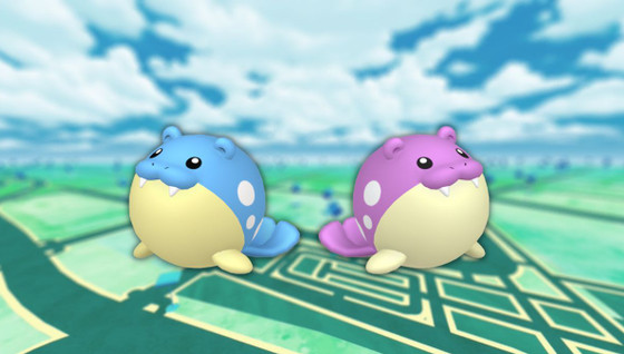 Obalie (shiny) dans les Heures de Pokémon Vedette de décembre 2022 sur Pokémon GO