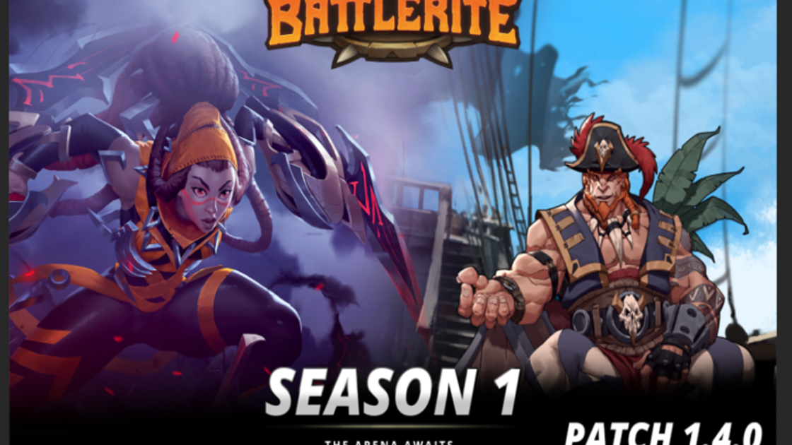Battlerite : Notes du patch 1.4, début de la Saison 1