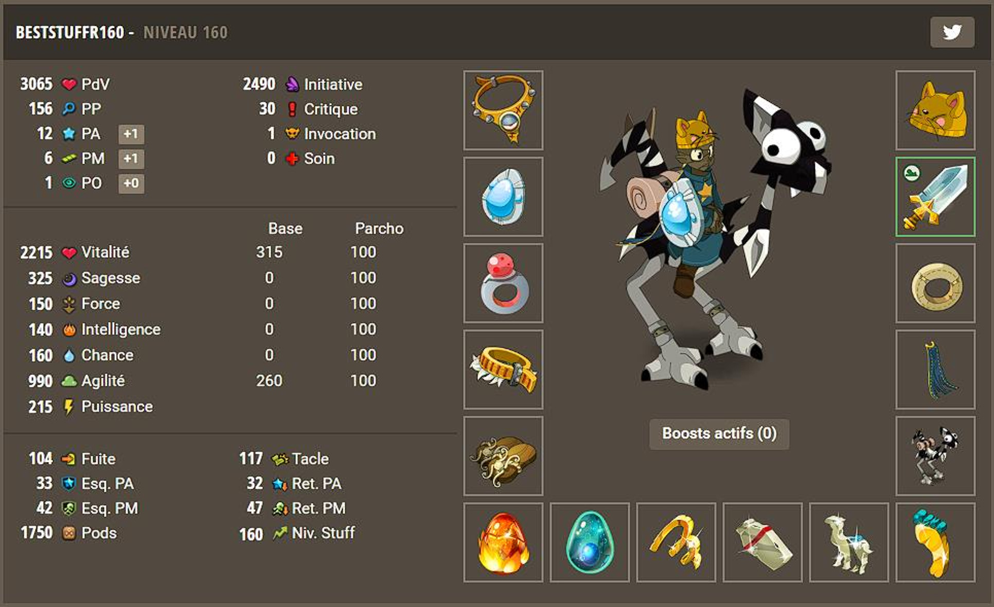 stuff-air-dofus-niveau-160