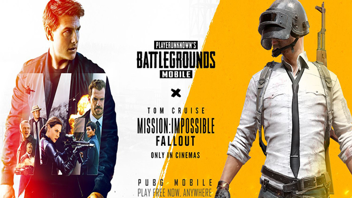 PUBG Mobile : Skins et défis Mission Impossible - Fallout