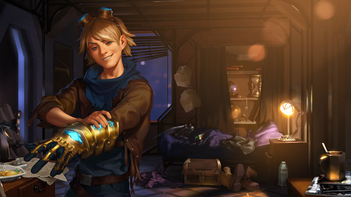 Ezreal sur Legends of Runeterra, infos sur le champion de LoR - Carte de Piltover et Zaun