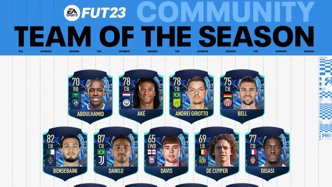 Vote TOTS Community FIFA 23, où voter pour l'équipe de la saison sur FUT ?