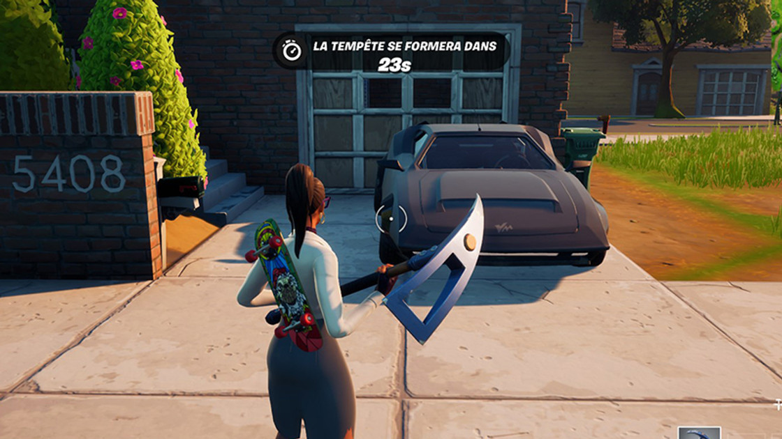 Atteindre la vitesse maximum dans une Ferrari 296 GTB sur Fortnite, défi saison 7