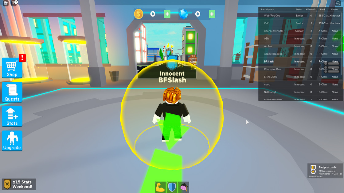 Code Super Power Fighting Simulator Roblox 2021 promo, liste