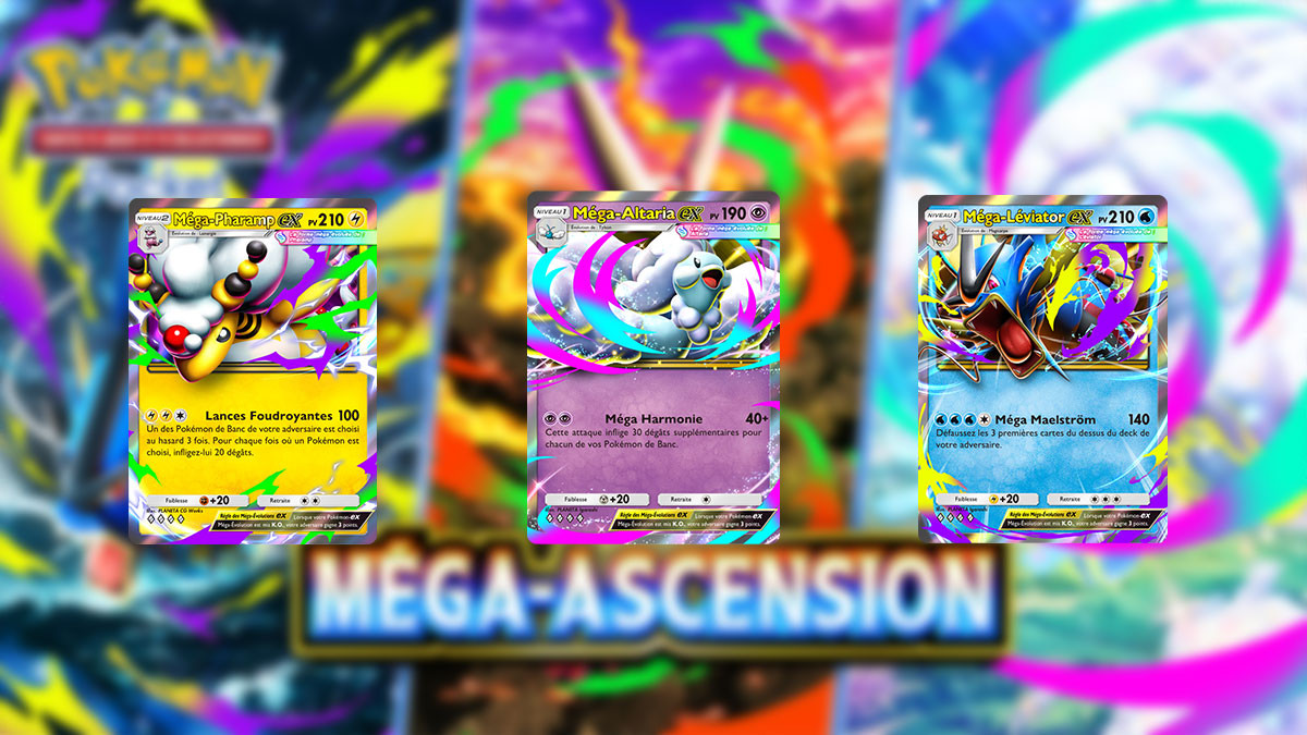 Pokémon Pocket : toutes les Méga-Évolutions déjà annoncées dans l’extension Méga-Ascension