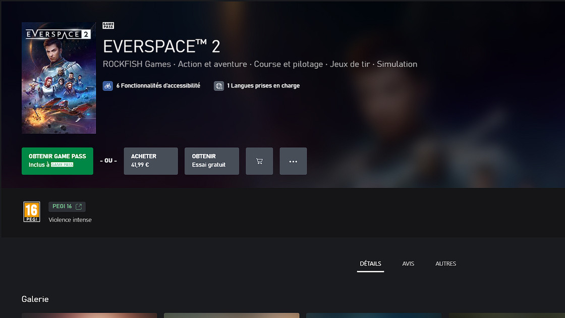 Everspace 2 Game Pass, comment récupérer le second jeu ?