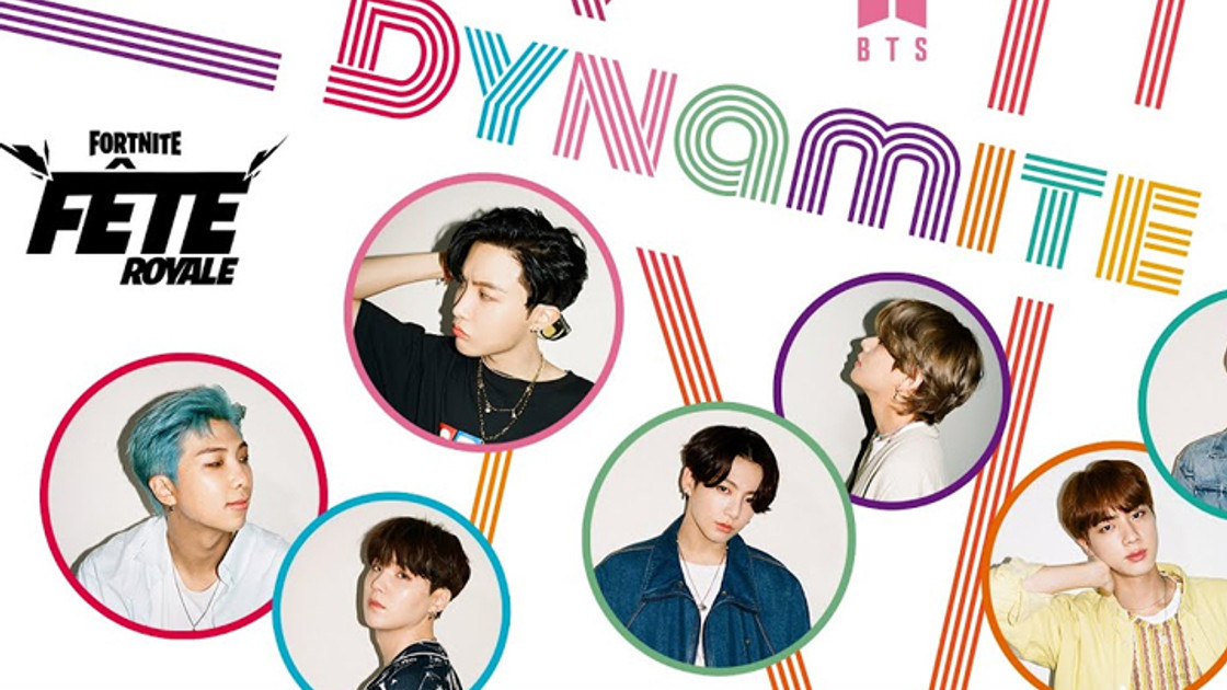 BTS Fortnite : le clip Dynamite diffusé en Party Royale, tout savoir sur l'événement