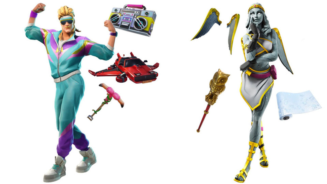 Skins Loeya et SquatingDog dans Fortnite