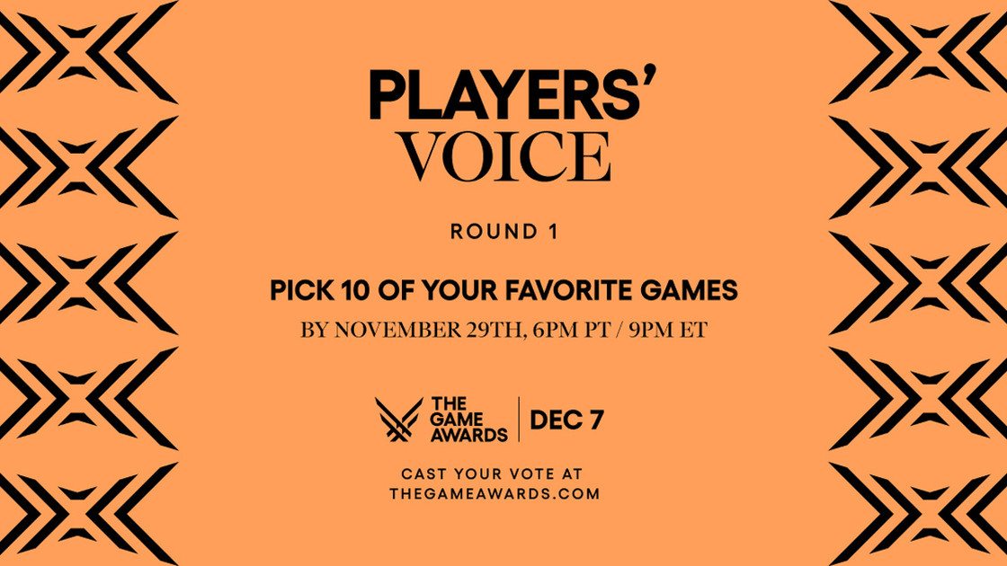 GOTY 2023 : Player Voice, comment votez pour votre meilleur jeu de l'année ?