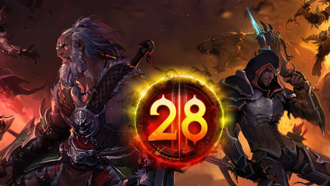 Heure de sortie de la saison 28 de Diablo 3, quand sort-elle ?