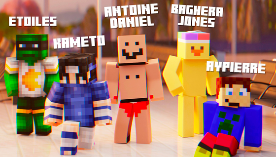 Aypierre, Kameto, Etoiles, Baghera, Antoine débarquent sur QSMP dans Minecraft !