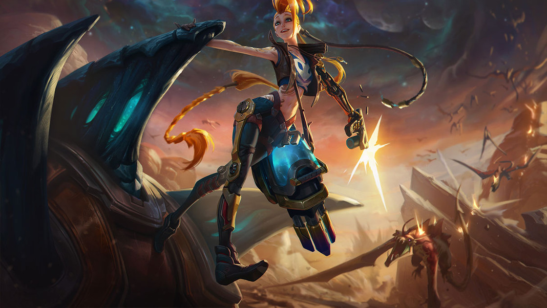 TFT : Jinx, set 3, infos, origine et classe du champion de Teamfight Tactics Galaxies