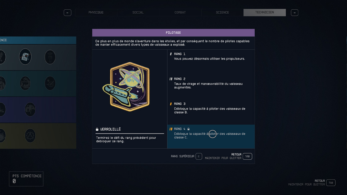 Starfield Respec : Comment réinitialiser vos points de compétences ?