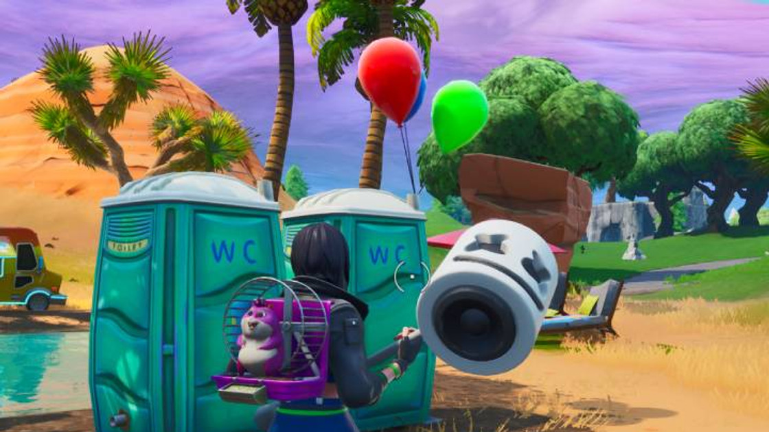 Fortnite : Éclater des ballons décoratifs, défi 14 jours de l'été