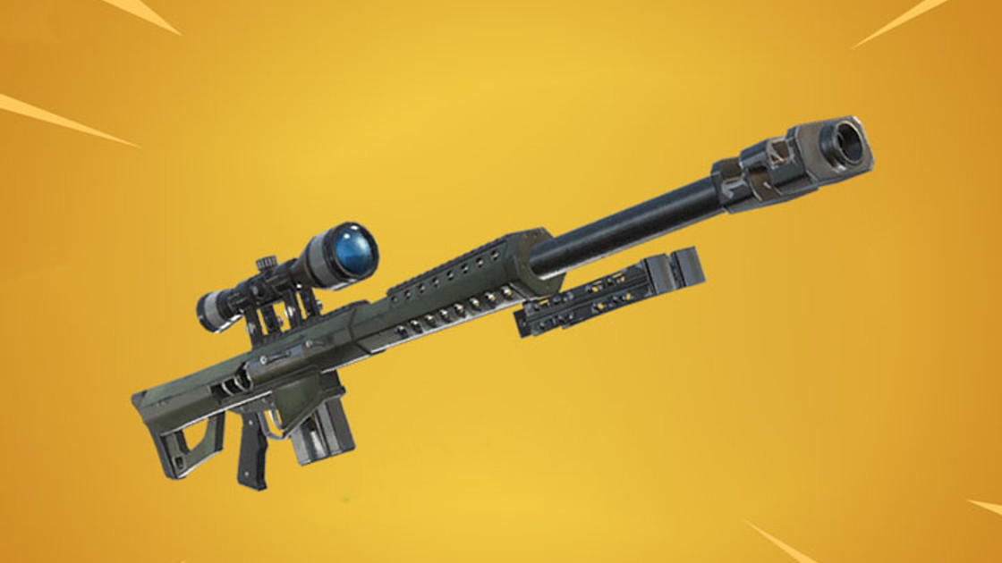 Fortnite : Sniper lourd et légendaire, nouvelle arme