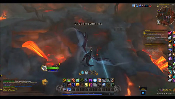 Emplacement du Creux des Bufflaciens dans WoW Dragonflight