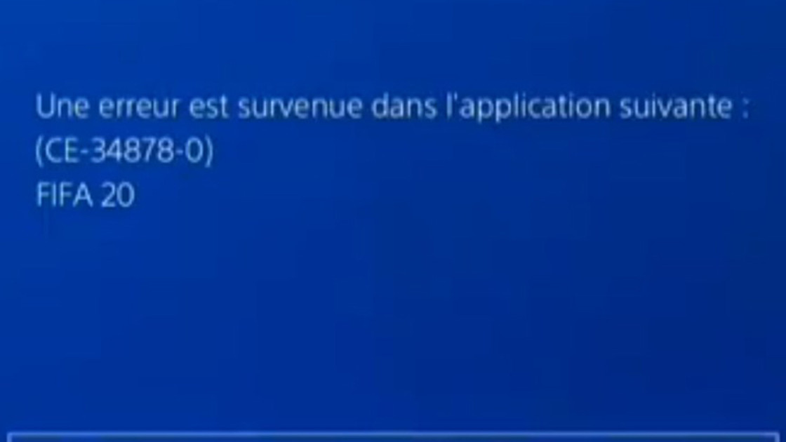 FIFA 20 : Un bug fait quitter le jeu automatiquement