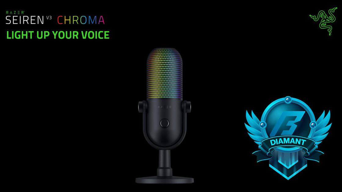 Test du Razer Seiren V3 Chroma : Un micro USB haut de gamme pour streamers et gamers