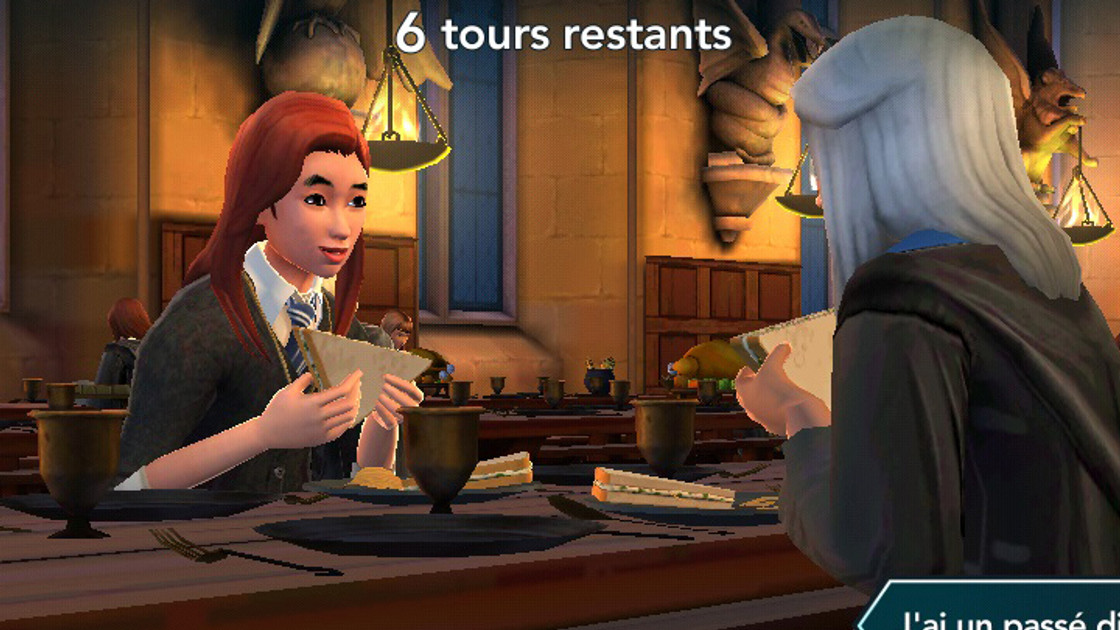 Sympathiser avec Tulipe, troisième année, Harry Potter Hogwarts Mystery