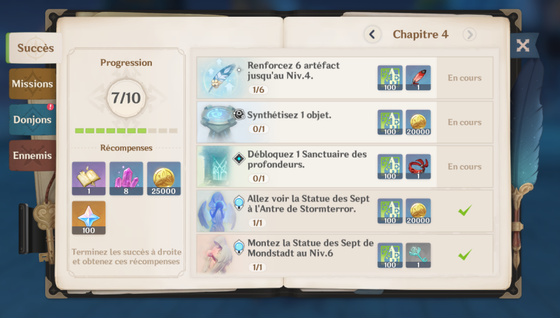 Comment augmenter rapidement votre niveau d'aventurier sur Genshin Impact