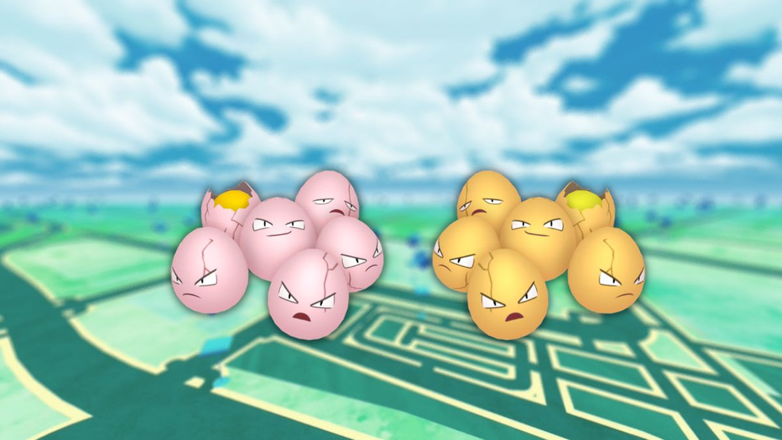 Noeunoeuf (shiny) dans les Heures de Pokémon Vedette d'avril 2023 sur Pokémon GO