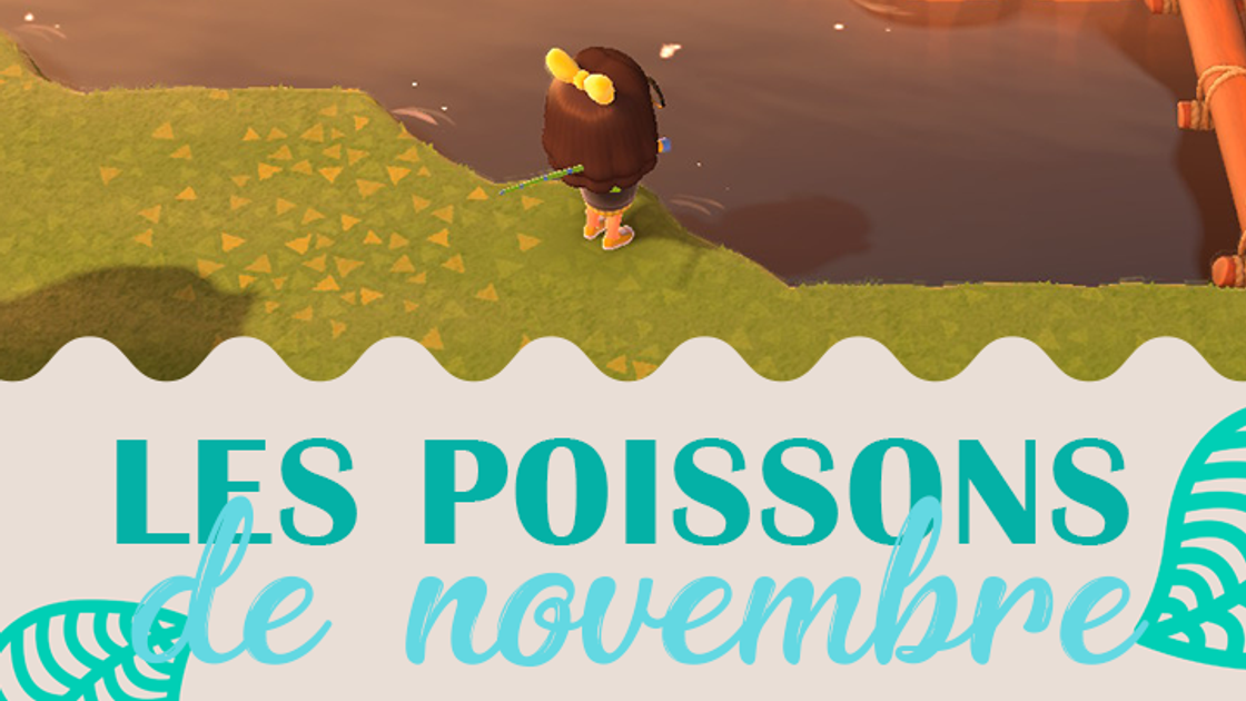Poissons du mois de novembre dans Animal Crossing New Horizons, hémisphère nord et sud