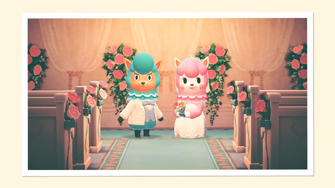 Animal Crossing New Horizons : La saison des mariages avec Serge et Risette