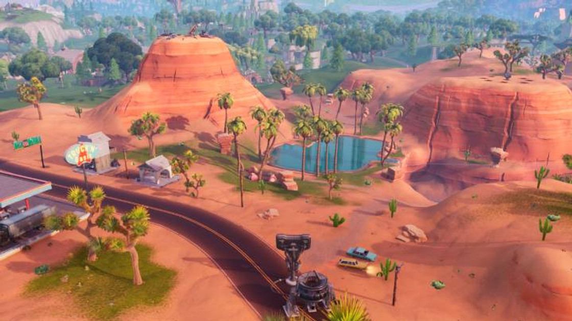 Fortnite : Le générateur de faille est dans le désert, Moisty Mire bientôt de retour ?