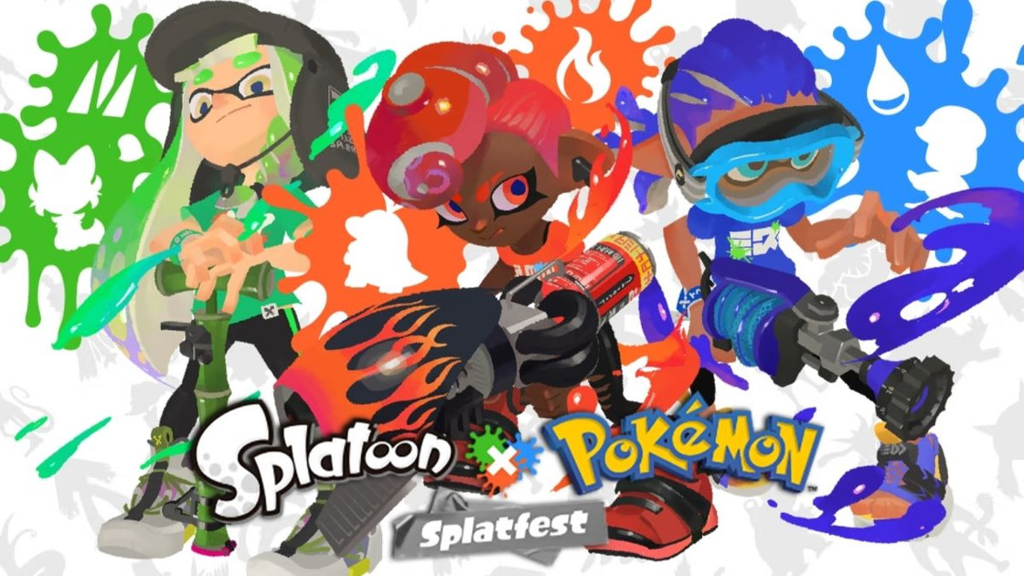 Splatoon 3 x Pokémon Festival : représentez votre type de starter préféré du 12 au 14 novembre 2022