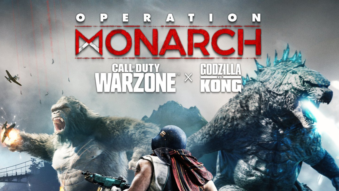 Godzilla et King Kong Warzone, date et heure de l'événement Operation Monarch sur Call of Duty