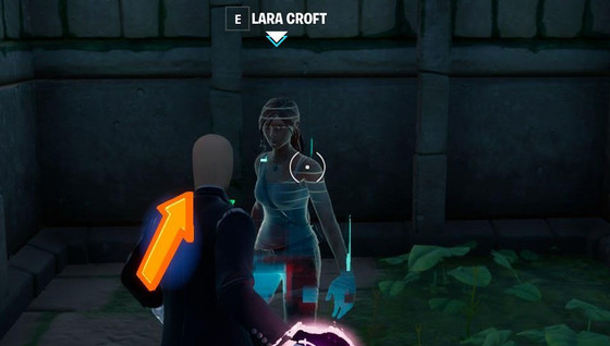 Où est Lara Croft sur Fortnite ?