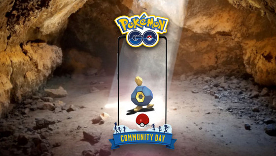 Community Day Nodulithe (shiny) de septembre 2022 sur Pokémon GO
