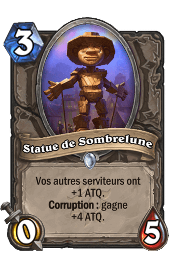 statue-sombrelune-carte-extension-folle-journee-sombrelune-hearthstone