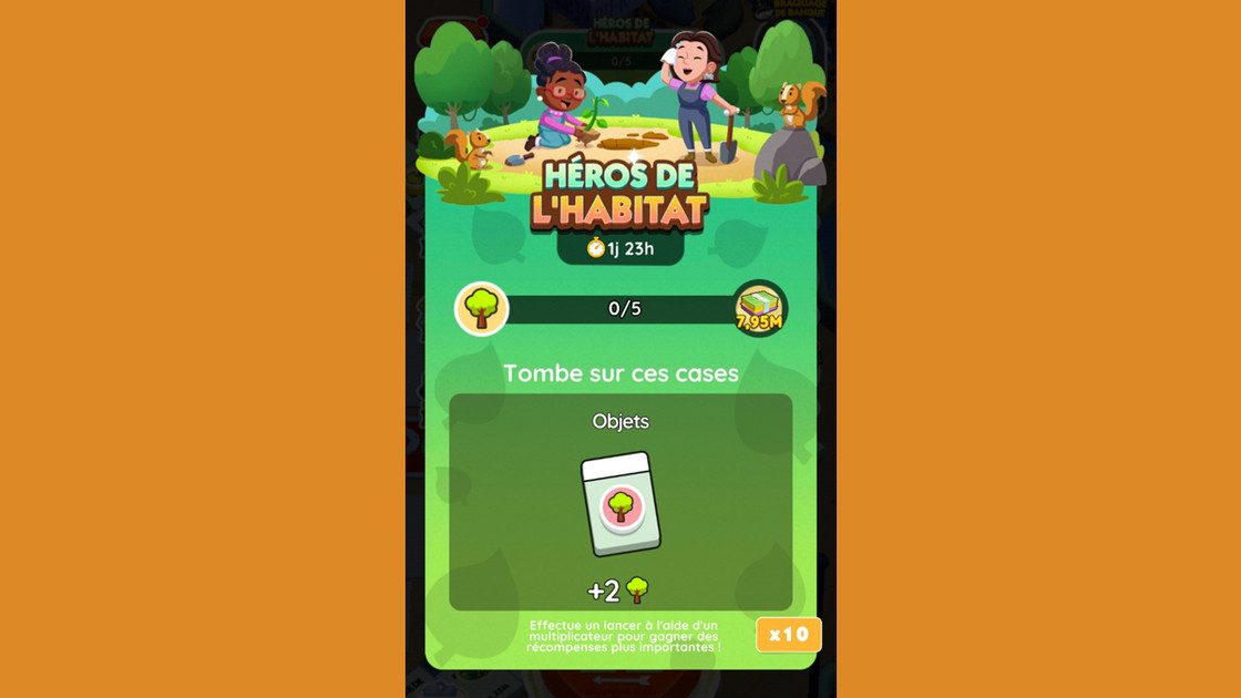 Héros de l'habitat Monopoly GO, paliers, récompenses et durée pour l'événement de mars 2024