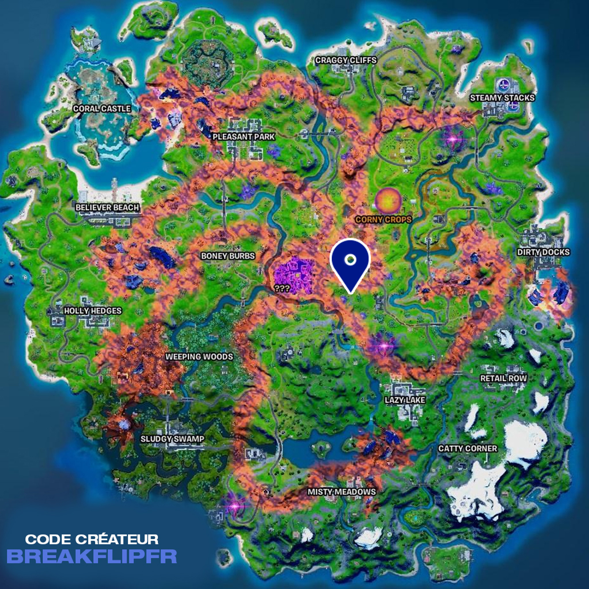 detruire-le-cluster-de-corruption-fragments-corruption-defi-fortnite-map