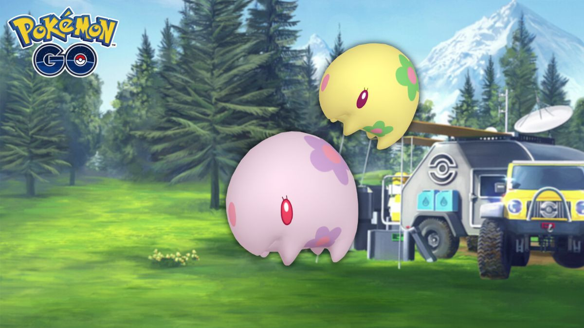 Munna (shiny) dans les Heures de Pokémon Vedette de septembre 2022 sur Pokémon GO