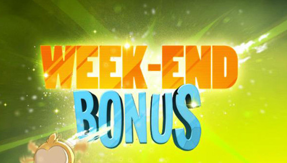 Bonus d'XP pour ce week-end