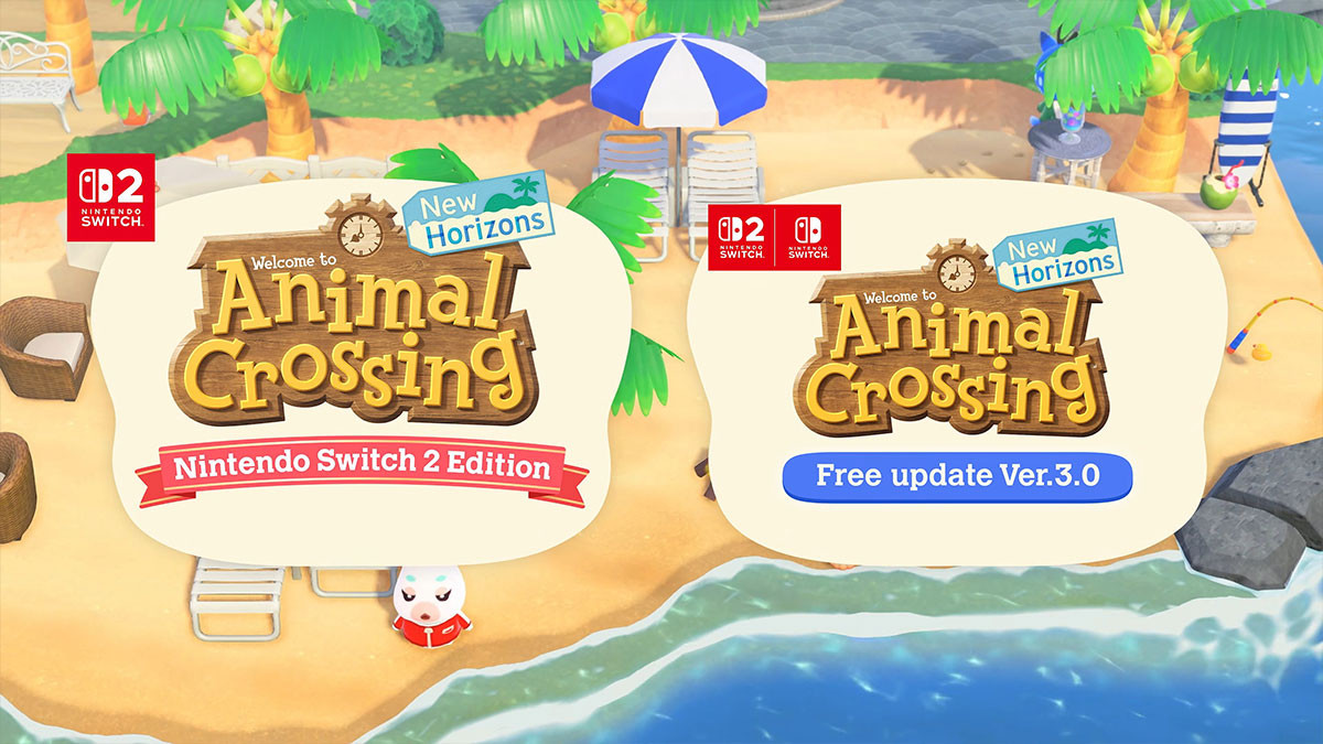 Animal Crossing: New Horizons arrive sur Nintendo Switch 2 avec une mise à jour gratuite le 15 janvier 2026 !