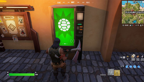 Distributeur Tortue Ninja emplacement sur Fortnite, où les trouver sur la map ?