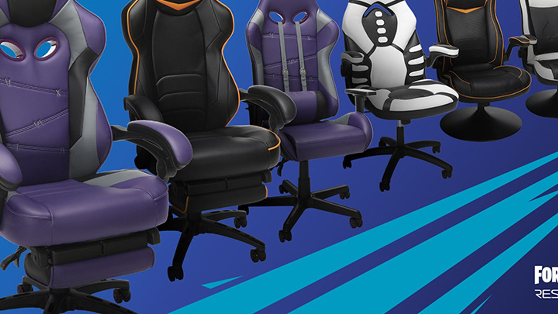 Fortnite x Respawn : Chaises gaming, nouvelle collection, merch