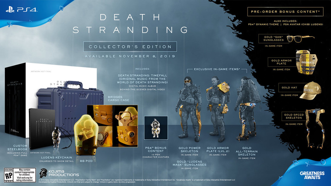 Death Strading : Prix et éditions exclusives